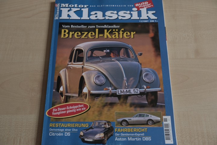 Deckblatt Motor Klassik (11/1997)